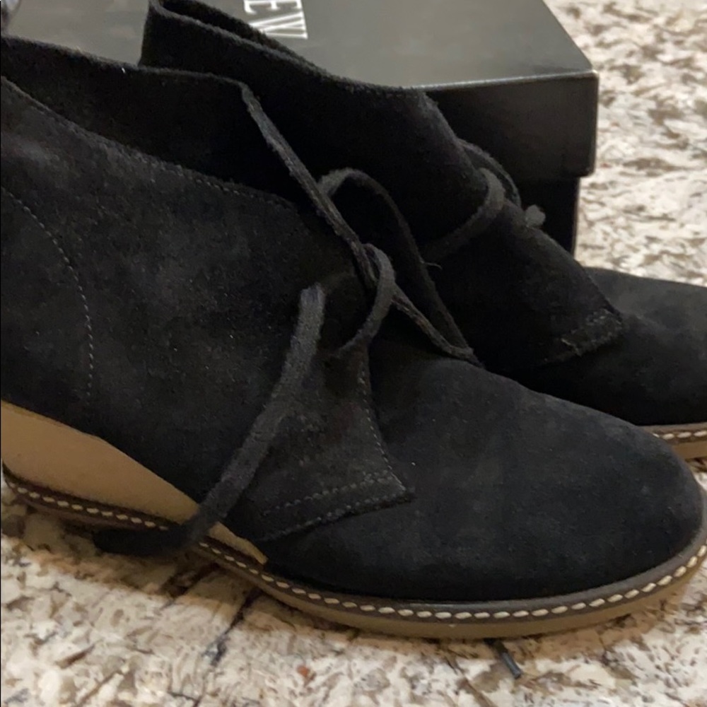 Black jcrew bootie. Worn only once